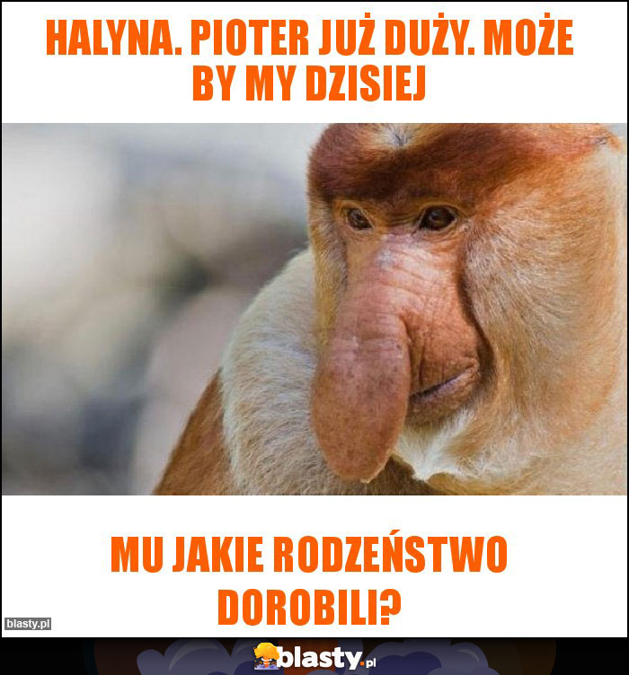 Halyna. Pioter już duży. Może by my dzisiej Halyna. Pioter już duży. Może by my dzisiej