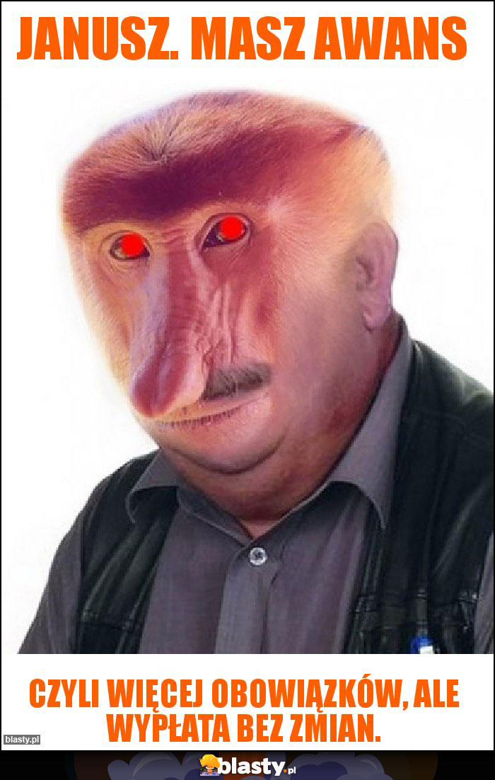 Janusz. Masz awans Janusz. Masz awans