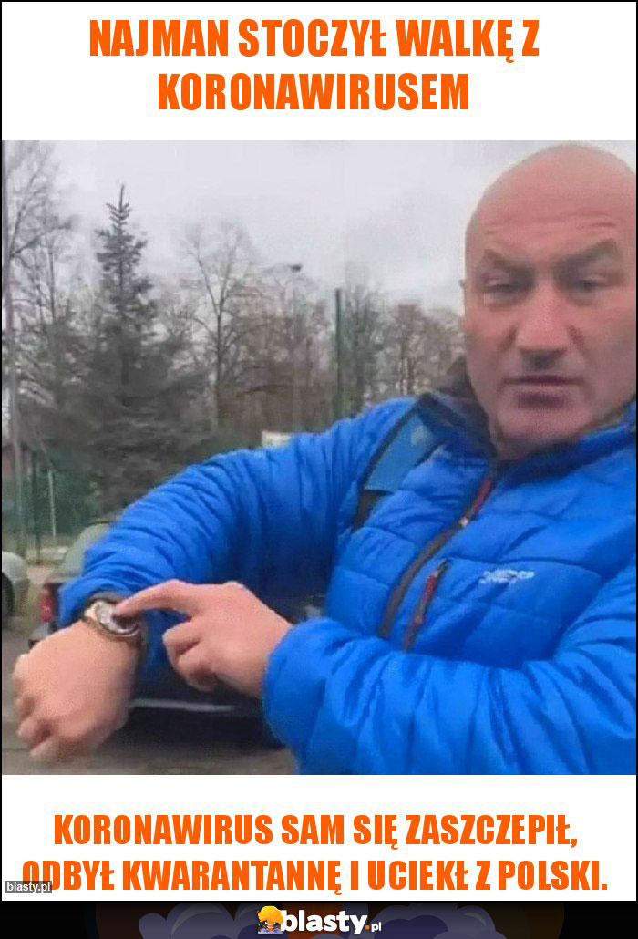 Najman stoczył walkę z koronawirusem Najman stoczył walkę z koronawirusem