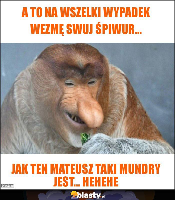 a to na wszelki wypadek wezmę swuj śpiwur...