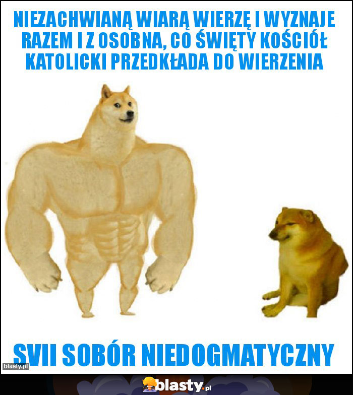 Niezachwianą wiarą wierzę i wyznaje razem i z osobna, co Święty Kościół Katolicki przedkłada do wierzenia Niezachwianą wiarą wierzę i wyznaje razem i z osobna, co Święty Kościół Katolicki przedkłada do wierzenia