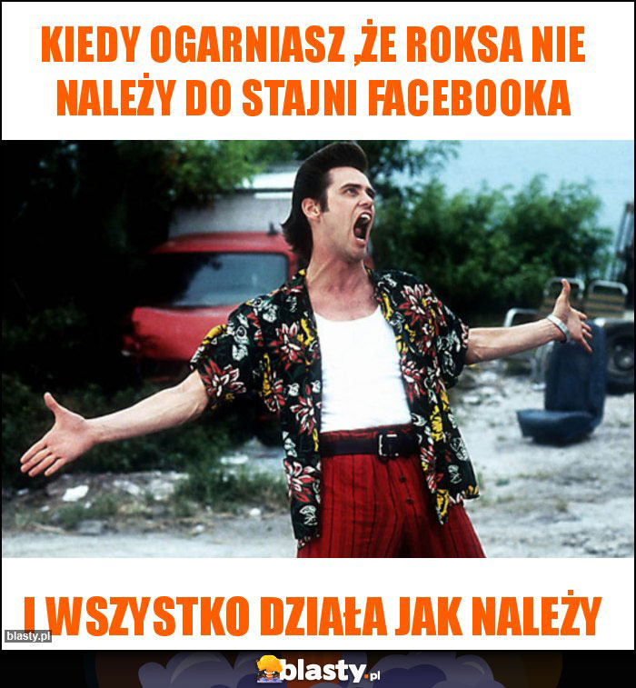 Kiedy ogarniasz ,że roksa nie należy do stajni facebooka Kiedy ogarniasz ,że roksa nie należy do stajni facebooka