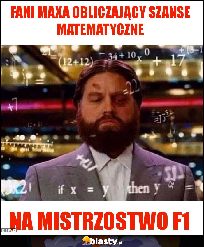 Fani Maxa obliczający szanse matematyczne Fani Maxa obliczający szanse matematyczne