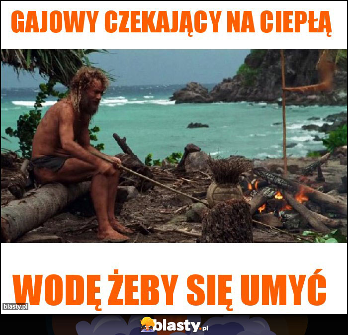 Gajowy czekający na ciepłą Gajowy czekający na ciepłą