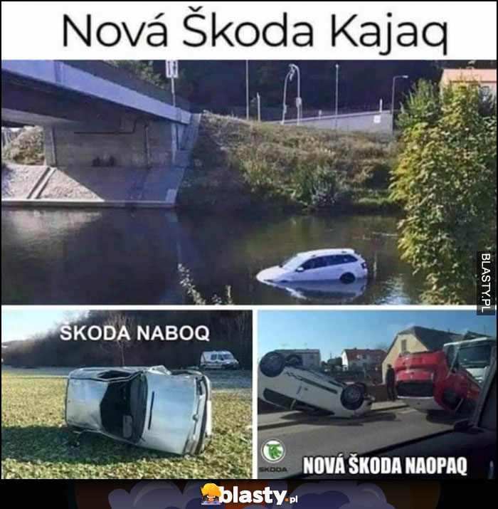 Nowa Skoda Kajaq, Skoda Naboq, Skoda Naopaq dosłownie
