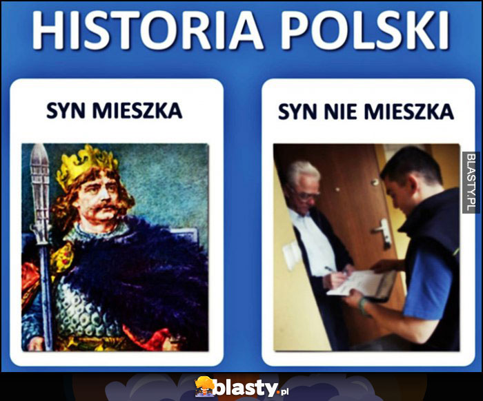 Historia Polski dosłownie: syn Mieszka, syn nie mieszka