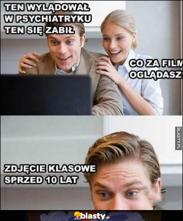 Ten wylądował w psychiatryku, ten się zabił. Co za film oglądasz? Zdjęcie klasowe sprzed 10 lat