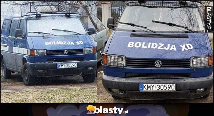 Bolidzja XD policja radiowóz suka policyjna transporter volkswagen