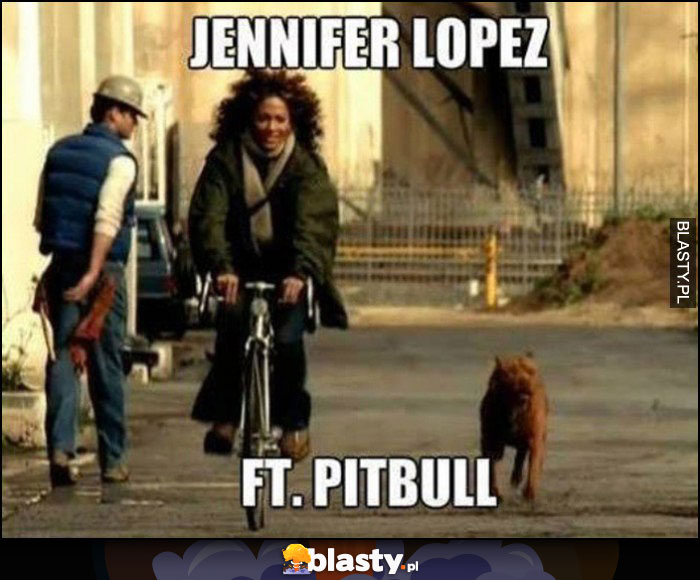 Jennifer Lopez feat. Pitbull dosłownie z psem