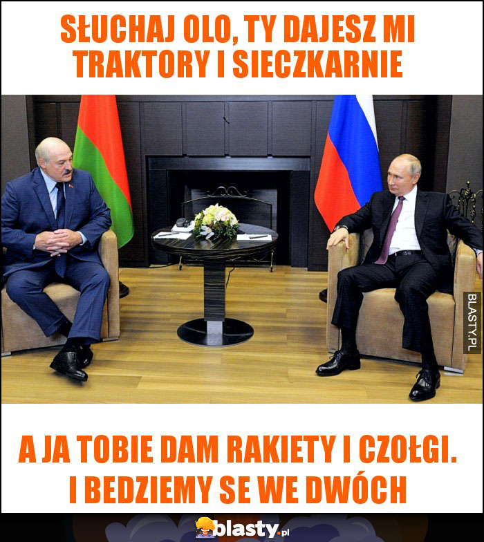 słuchaj olo, ty dajesz mi traktory i sieczkarnie słuchaj olo, ty dajesz mi traktory i sieczkarnie