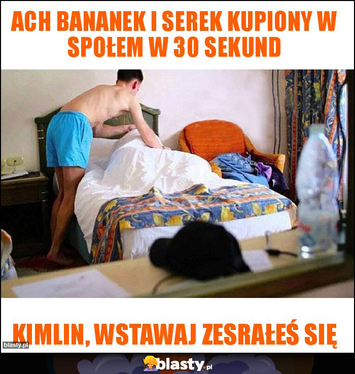 Ach bananek i serek kupiony w społem w 30 sekund Ach bananek i serek kupiony w społem w 30 sekund