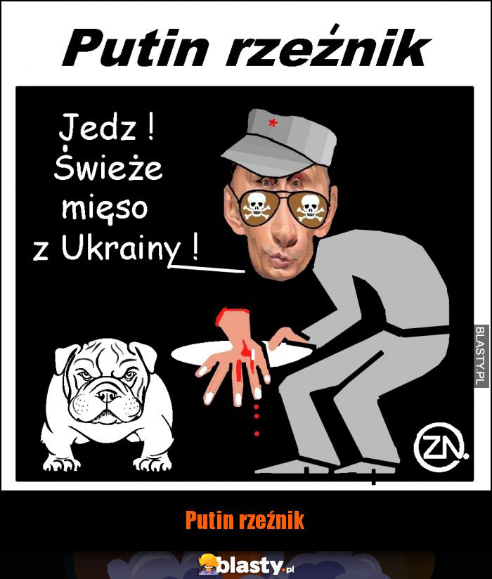 Putin rzeźnik Putin rzeźnik