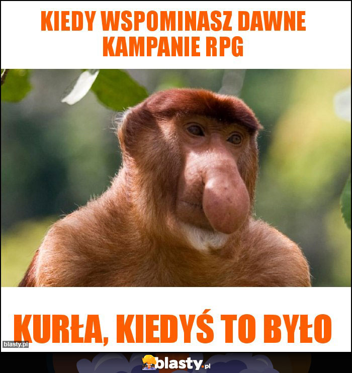 Kiedy wspominasz dawne kampanie RPG