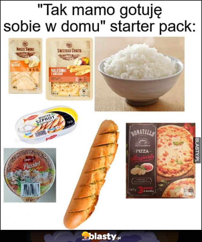 Tak mamo gotuję sobie w domu starter pack same gotowe dania