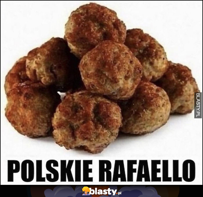 Polskie Raffaello pulpety mięso