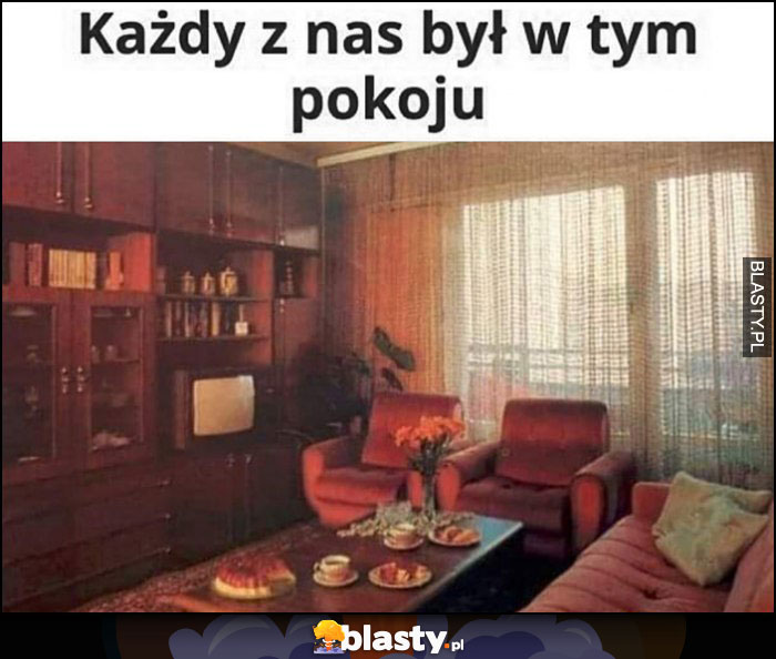 Każdy z nas był w tym pokoju meblościanka z PRL