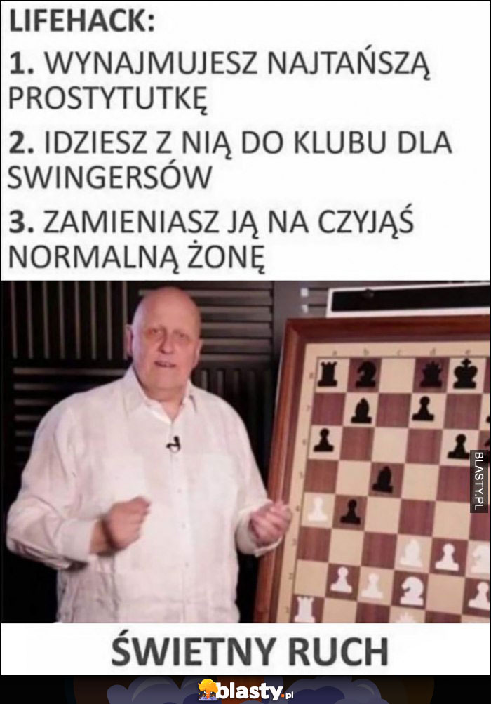 Lifehack: wynajmujesz najtańszą prostytutkę, idziesz do klubu dla swingersów, zamieniasz ją na czyjąć normalną żonę outstanding move