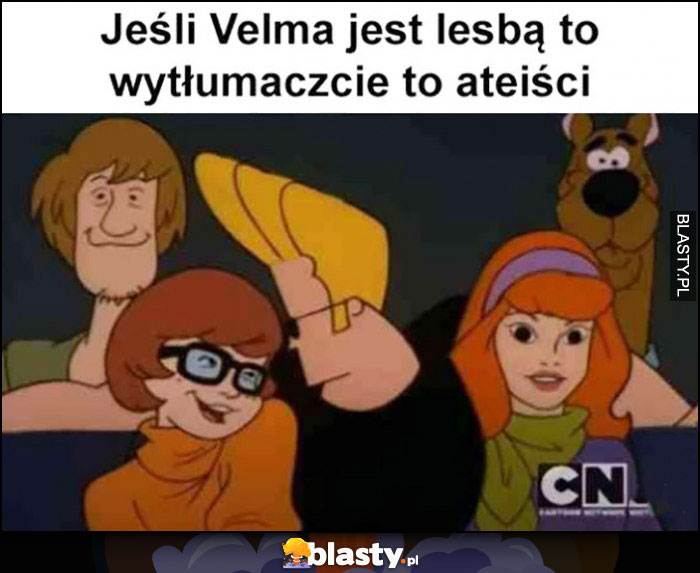 Scooby-doo jeśli Velma jest lesbą to wytłumaczcie to ateiści Johnny Bravo