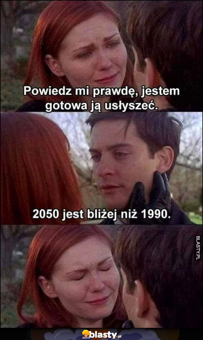 Powiedz mi prawdę, jestem gotowa ją usłyszeć, rok 2050 jest bliżej niż 1990