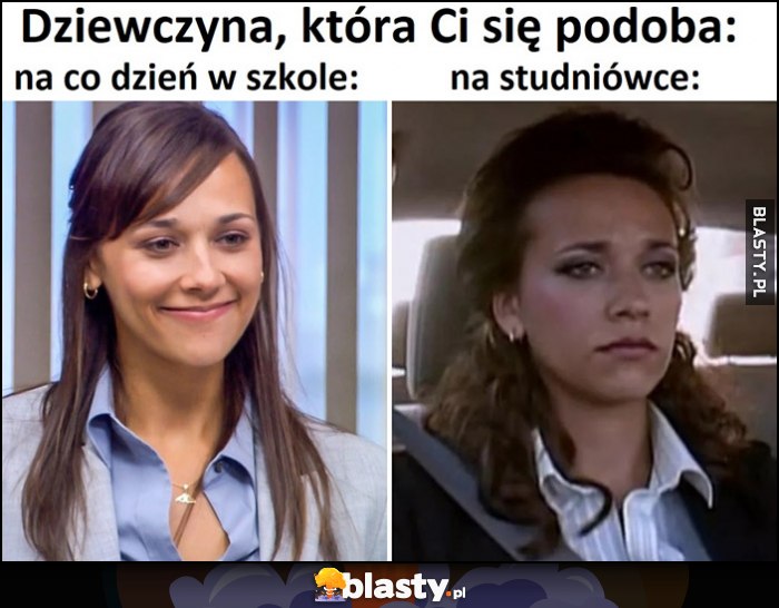 Dziewczyna, która ci się podoba: na co dzień w szkole vs na studniówce Karen The Office