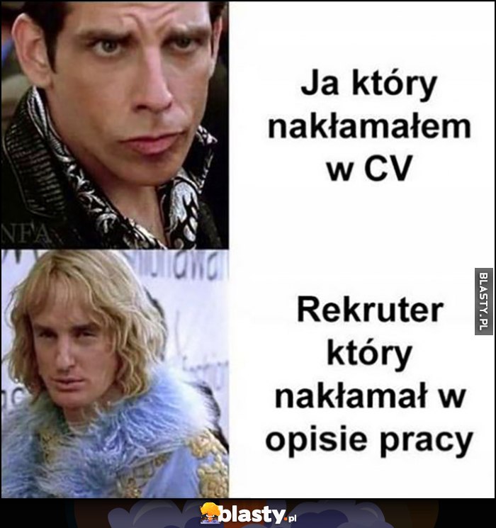 Ja który nakłamałem w CV vs rekruter, który nakłamał w opisie pracy