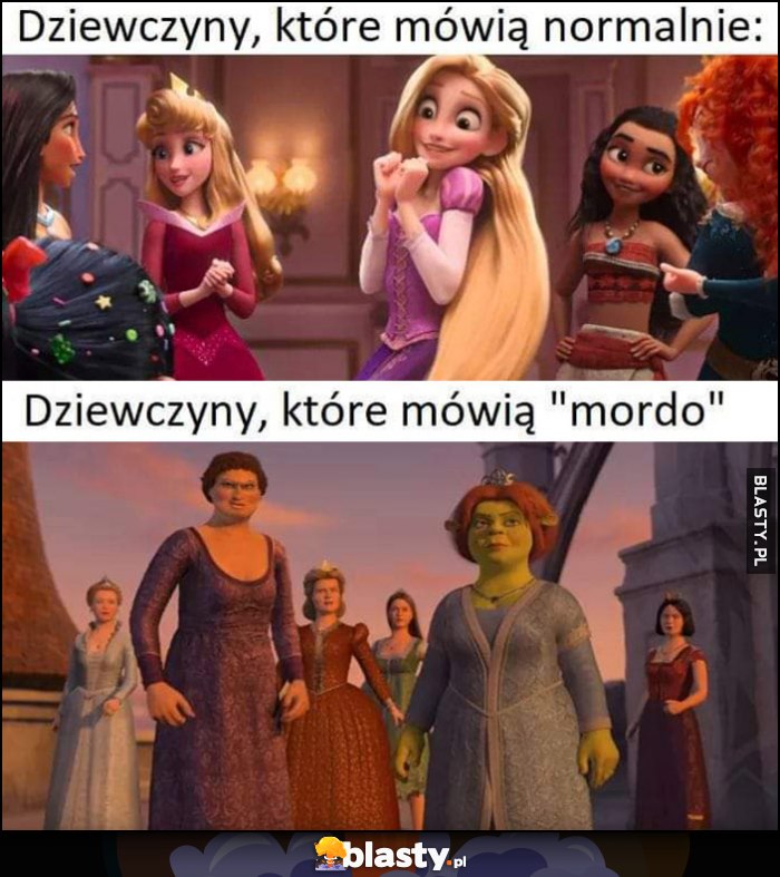 Jak wyglądają dziewczyny które mówią normalnie vs dziewczyny które mówią mordo