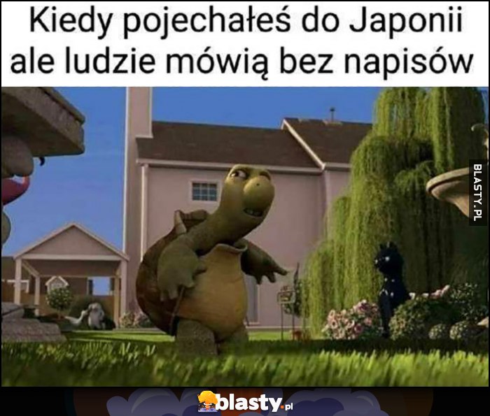 Kiedy pojechałeś do Japonii ale ludzie mówią bez napisów