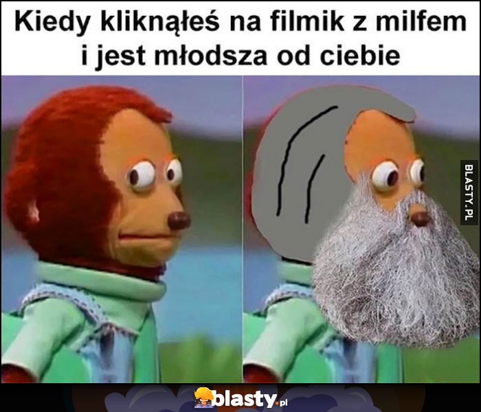 Kiedy kliknąłeś na filmik z MILFem i jest młodsza od Ciebie