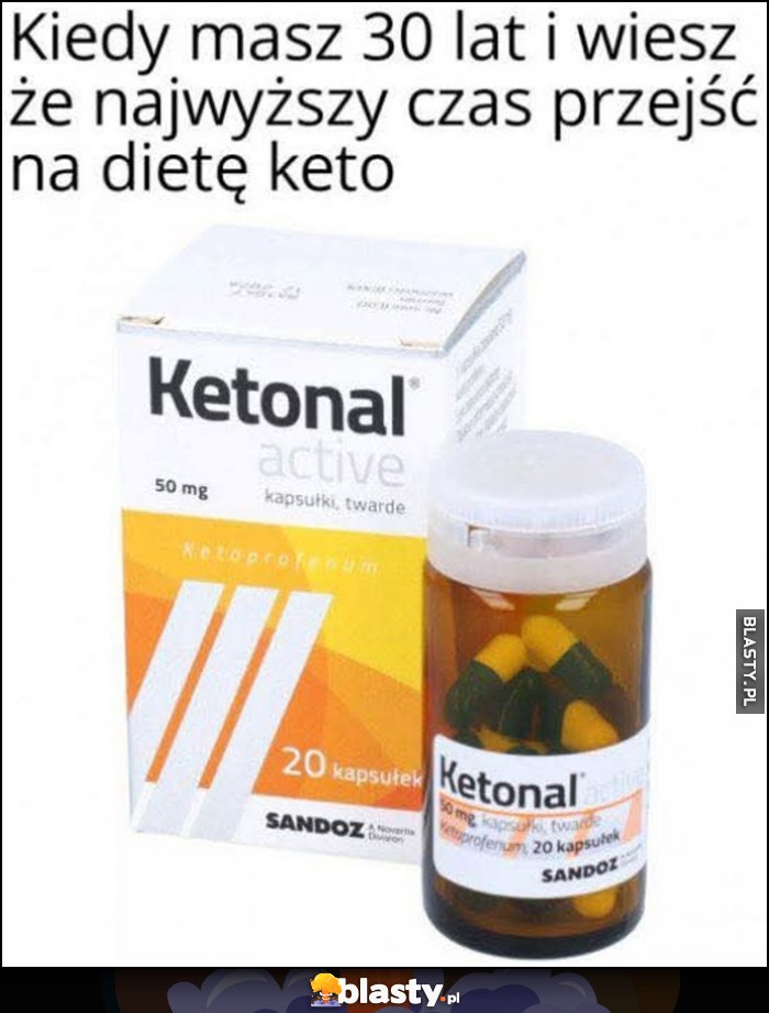 Kiedy masz 30 lat i wiesz, że najwyższy czas przejść na dietę keto: Ketonal
