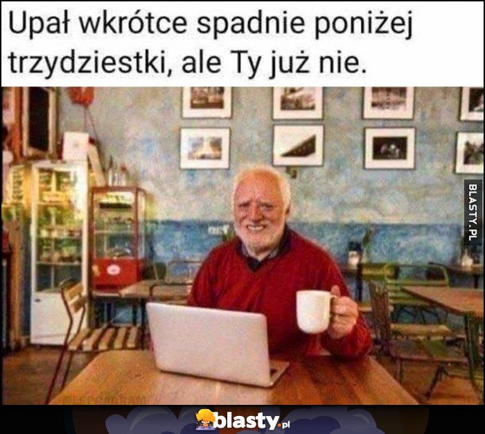 Upał wkrótce spadnie poniżej trzydziestki, ale Ty już nie dziwny pan ze stocka