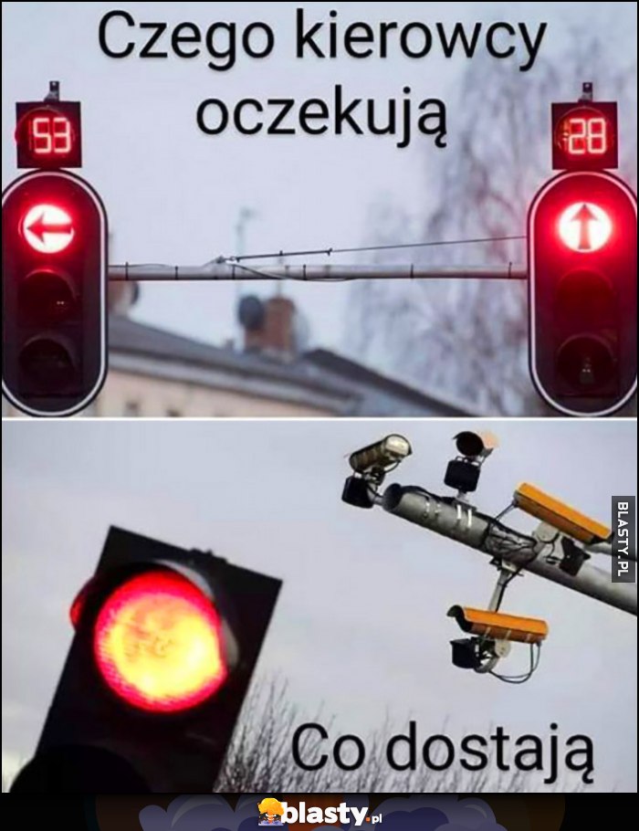 Czego kierowcy oczekują odliczanie do końca czerwonego zmiany światła vs co dostają kamery Czego kierowcy oczekują odliczanie do końca czerwonego zmiany światła vs co dostają kamery