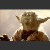Mistrz Yoda medytuje